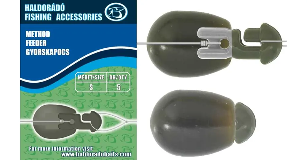 Haldorádó Method feeder gyorskapocs - S 5db Bestseller