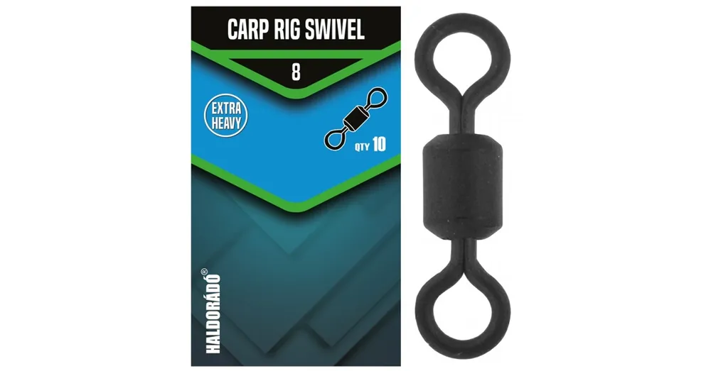 Tijdelijk Beschikbaar Haldorádó Carp Rig Swivel 8 - Univerzális, erős pontyos forgó 10 db/csg