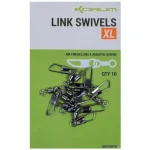 Korum XL Link Swivels kapcsos forgó 10db/csg Favoriet