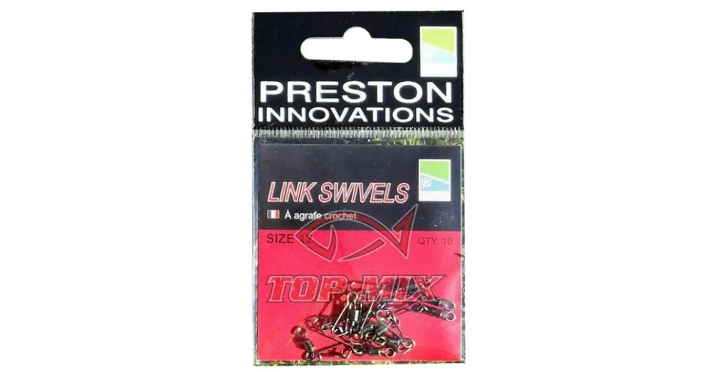 Preston Link Swivels 12, kapcsos forgó 10 db/csg Koop Vandaag