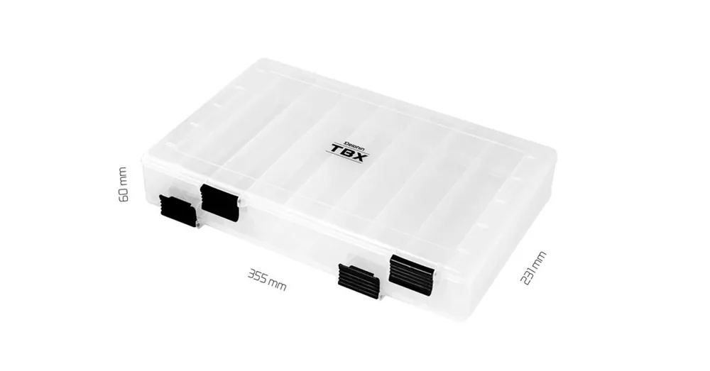 Voordeelprijs Delphin TBX Duo 355-16P Clip, 355x231x60mm szerelékes doboz
