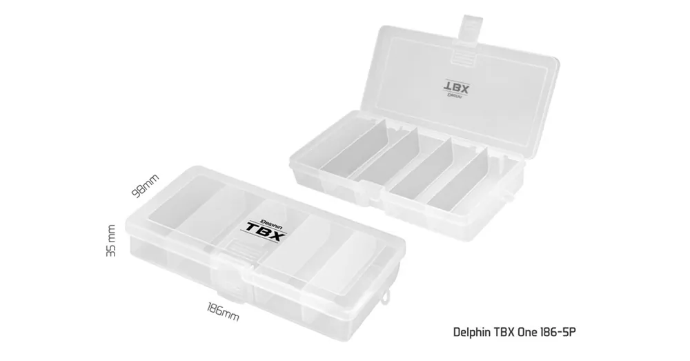Delphin TBX One 186-5P 186x98x35mm szerelékes doboz Weekendaanbieding