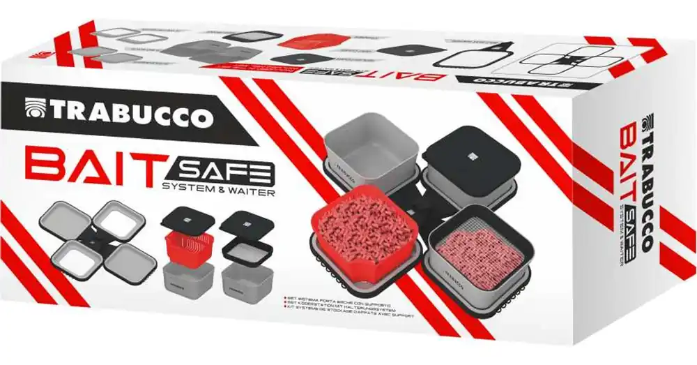 Shop Nu Trabucco Baitsafe System & Waiter Bundle, csalitartó doboz szett