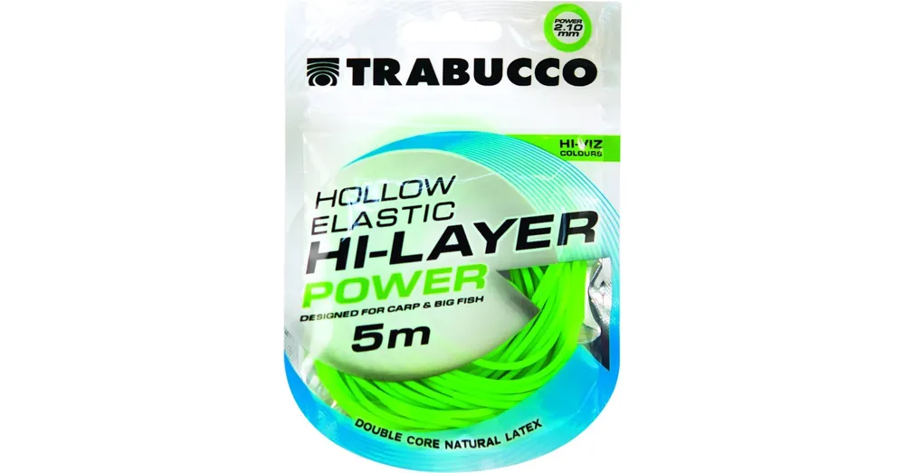 Populair Trabucco Hi-Layer Hollow Elastic Power rakós csőgumi 2,1mm 5m