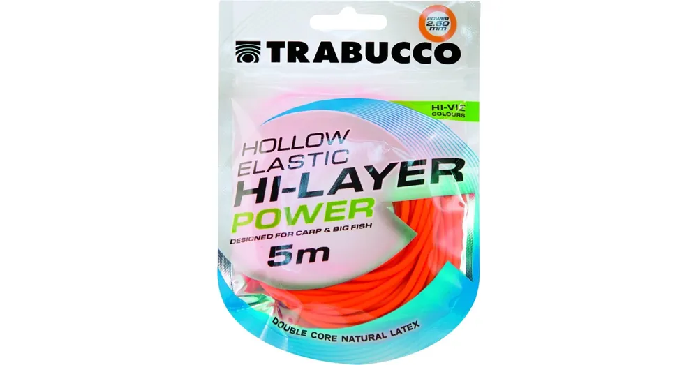 Trabucco Hi-Layer Hollow Elastic Power rakós csőgumi 2,5mm 5m Populair