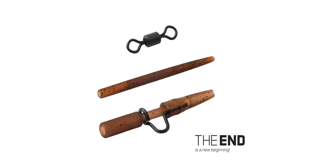 Rechtstreeks Van De Fabrikant Delphin THE END Ólom szerelék szett HEAVY SWIVEL 5db