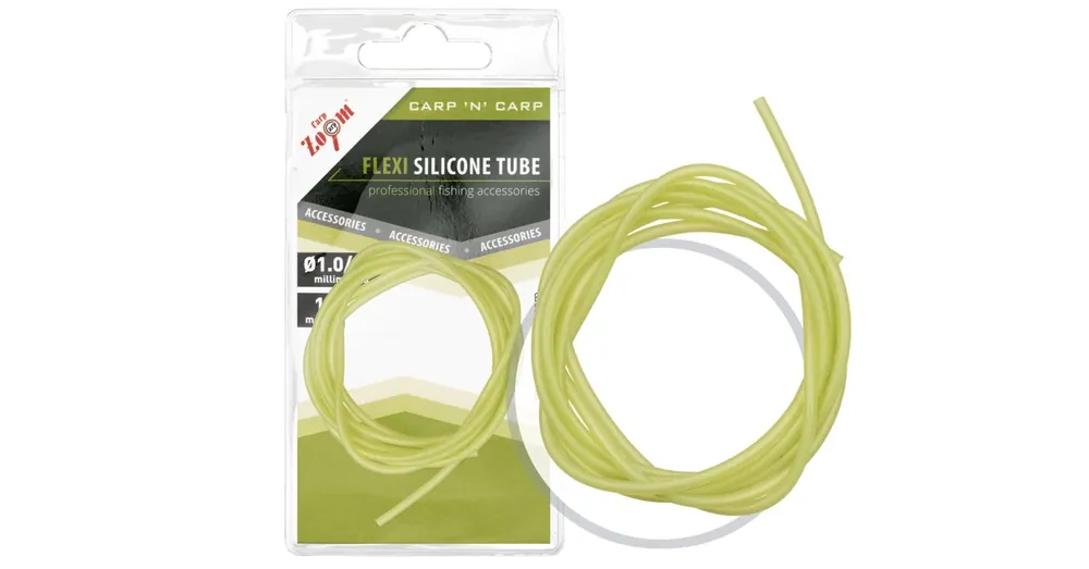 Direct Verzonden CarpZoom Flexi 1,0-2,0mm zöld 1m szilikon cső
