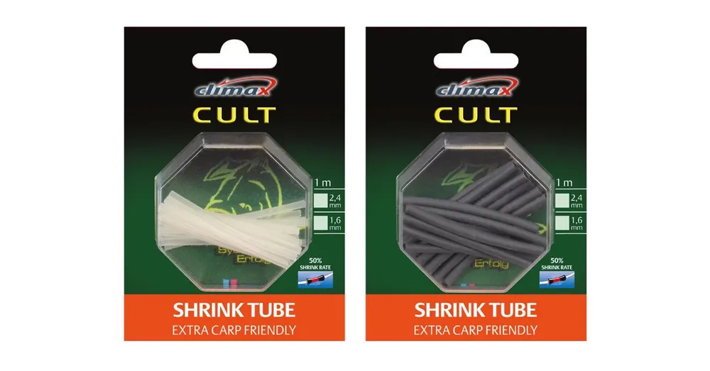 Climax Cult Carp Shrink Tube 50cm 2.4mm Clear zsugorcső Snelle Levering