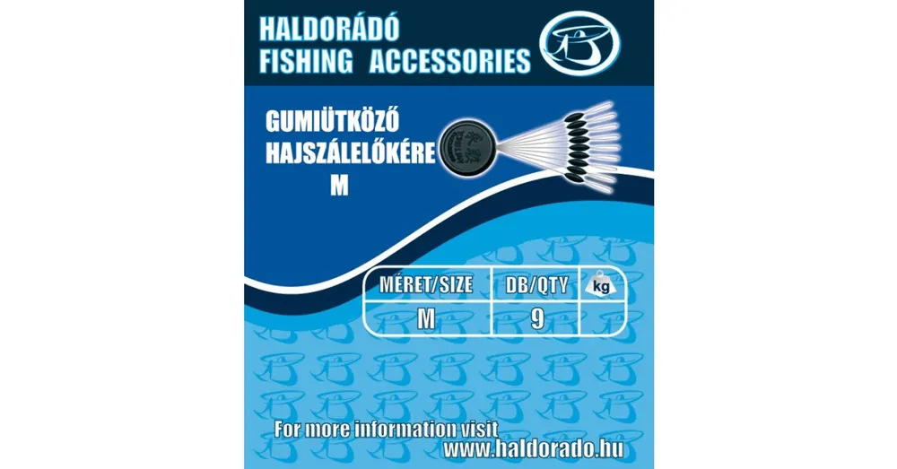 Haldorádó Gumiütköző hajszálelőkére - M 9db/csg Uitverkoop