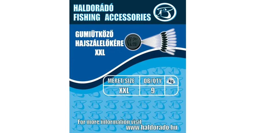 Haldorádó Gumiütköző hajszálelőkére - XXL 9db/csg Merkproduct