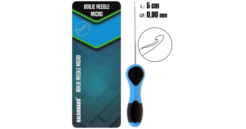 Betaalbaar Haldorádó Boilie Needle Micro, szuper vékony fűzőtű