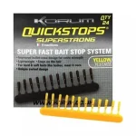 Exclusieve Aanbieding Korum Quickstops sárga/barna stopper 24db/csg