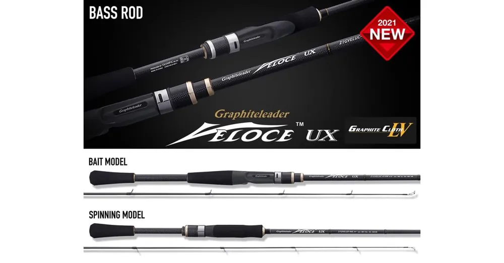 Graphiteleader Veloce UX 21 GVELUS 742M R-Fast 2,24m 1/2 OZ 14g Medium pergető horgászbot Bestseller
