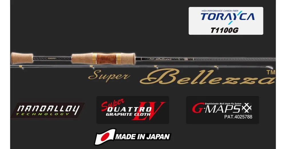 Actieprijs Graphiteleader Super Bellezza 18 GSBS 602XUL R-Fast 1,83m 0,4-3,5g Ultra Light pergető horgászbot