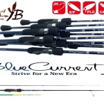 Koop Online Yamaga Blanks Blue Current III 711 2,425m 2-11g pergető horgászbot