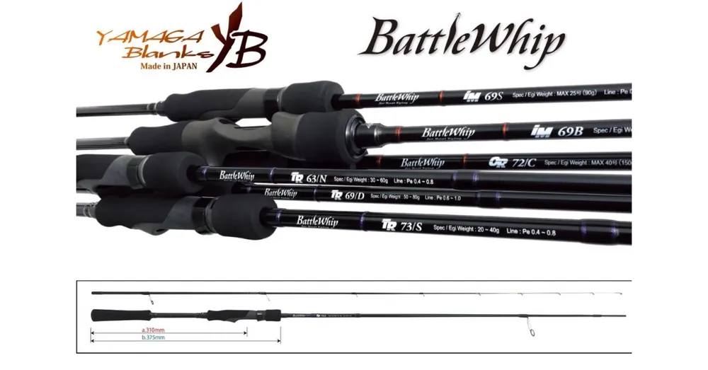 Betaalbaar Yamaga Blanks Battle Whip Tr 73/s 2,22m 20-40g pergető horgászbot