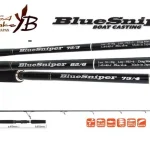 Hoge Kwaliteit Yamaga Blanks Blue Sniper 72/3 2,21m 30-60g pergető horgászbot