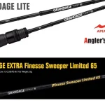 Hoge Kwaliteit APIA GRANDAGE LITE 65 FINESSE SWEEPER LIMITED 1,96m 0,6-3gr pergető horgászbot