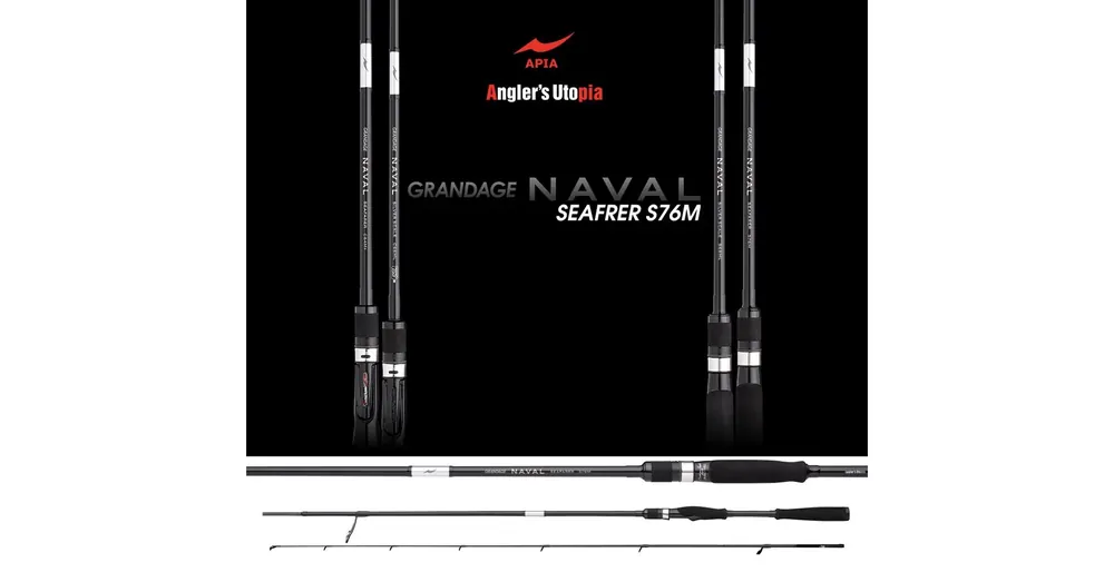 Beperkte Voorraad APIA GRANDAGE NAVAL SEAFARER S76M 2,29m 7-35gr pergető horgászbot