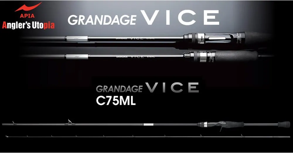 Snelle Levering Apia Grandage Vice C75ML CAST 2.26 3-18gr pergető bot