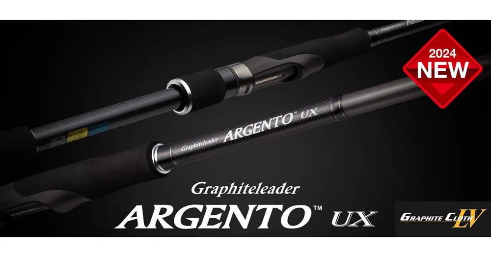 Graphiteleader Argento UX 24GArgus-982M 2.95m Regular-Fast 7-40gr Medium pergető bot Finale Uitverkoop