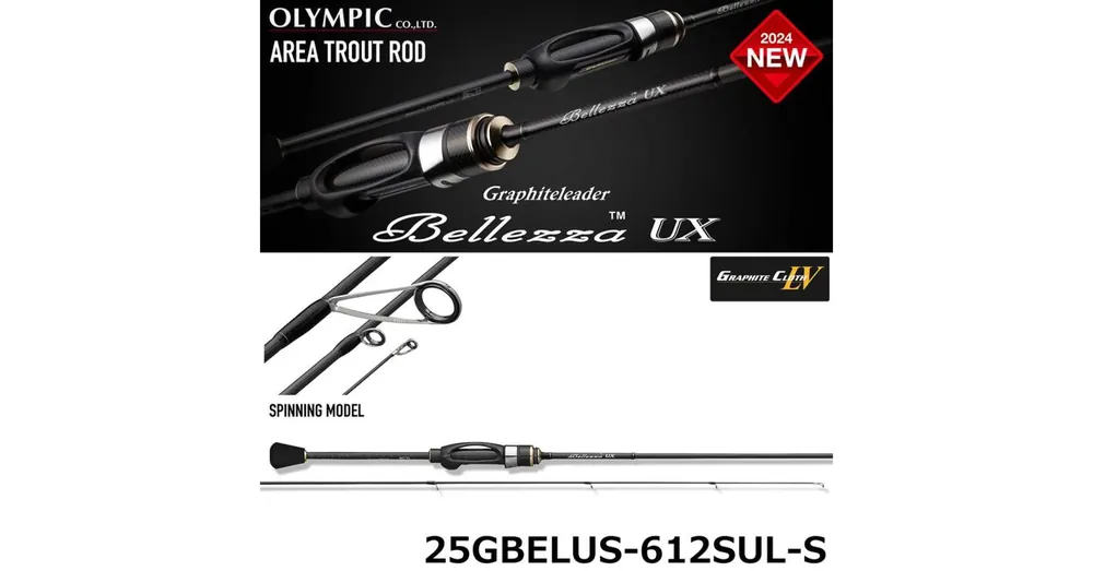 Graphiteleader Bellezza UX 25GBELUS-612SUL-S 1,85m 0,4-4g regular fast pergető bot Populair