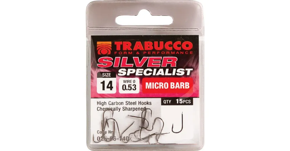 Trabucco Silver Specialist feeder horog, méret 14 Snelle Levering
