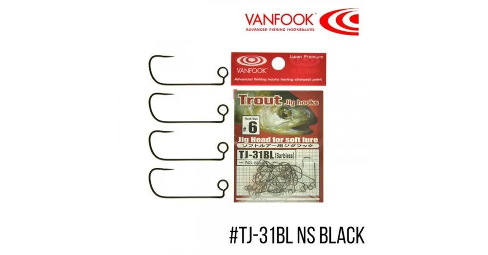 Vanfook Trout Jig szakáll nélküli horog 06 25 db/csg Aanbieding