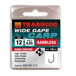 Aanbieding Trabucco Wide Gape Carp szakáll nélküli horog, méret 18