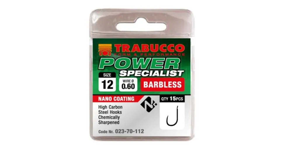 Trabucco Power Specialist szakáll nélküli horog, méret 16 Speciale Aanbieding