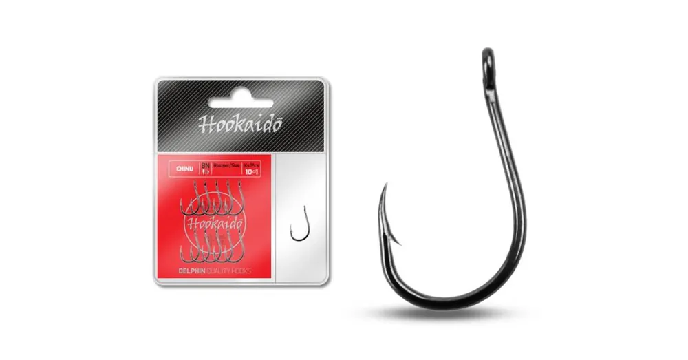 Tijdelijk Beschikbaar Delphin HKD Chinu ring 6 Black nickel 11pcs hook