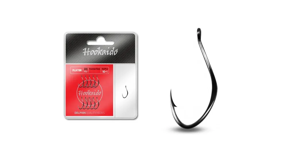 Gereduceerde Prijs Delphin HKD Flater ring 14 Black nickel 11pcs hook