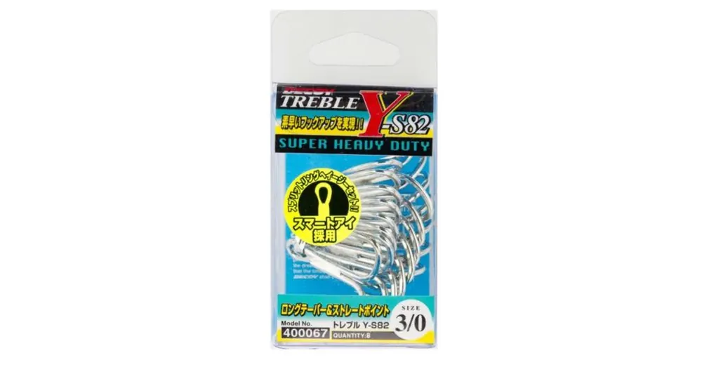 Veilige Betaling Decoy Y-S82 Super Heavy Duty 3/0 hármas horog 8 db/csg