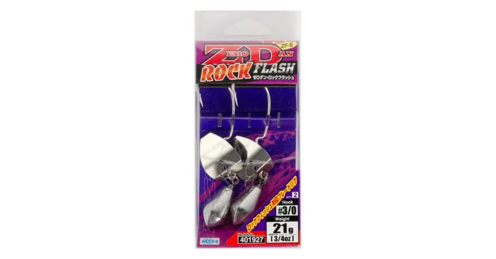 Koop Vandaag Decoy Offset Worm ZF-5 Zero-Dan Rock Flash 1/0 14gr súlyozott horog 2 db/csg