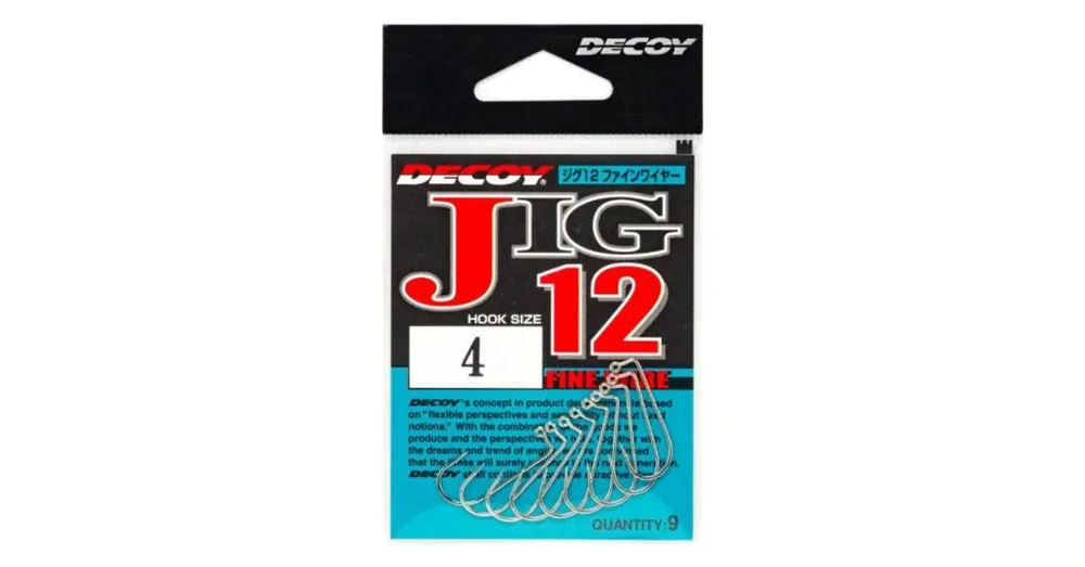 Decoy Jig12 Fine Wire 8 jig horog 9 db/csg Nu Kopen