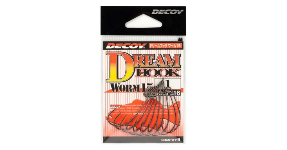 Dagaanbieding Decoy Offset Worm 15 Dream 1 horog 9 db/csg