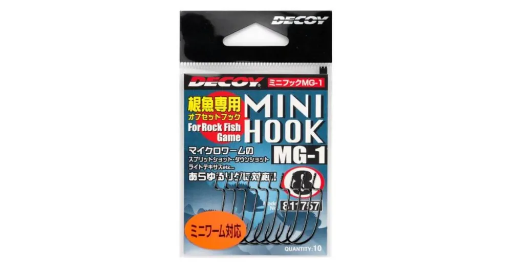 Gecertificeerd Decoy Offset Mini MG-1 6 horog 10 db/csg