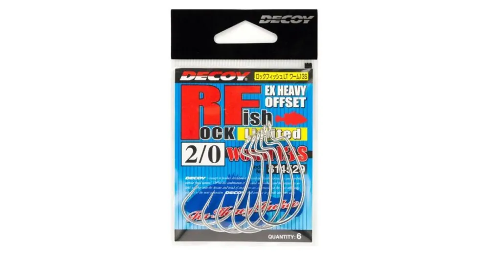 Decoy Offset Worm 13S Rock Fish Limited 1 horog 8 db/csg Superprijs