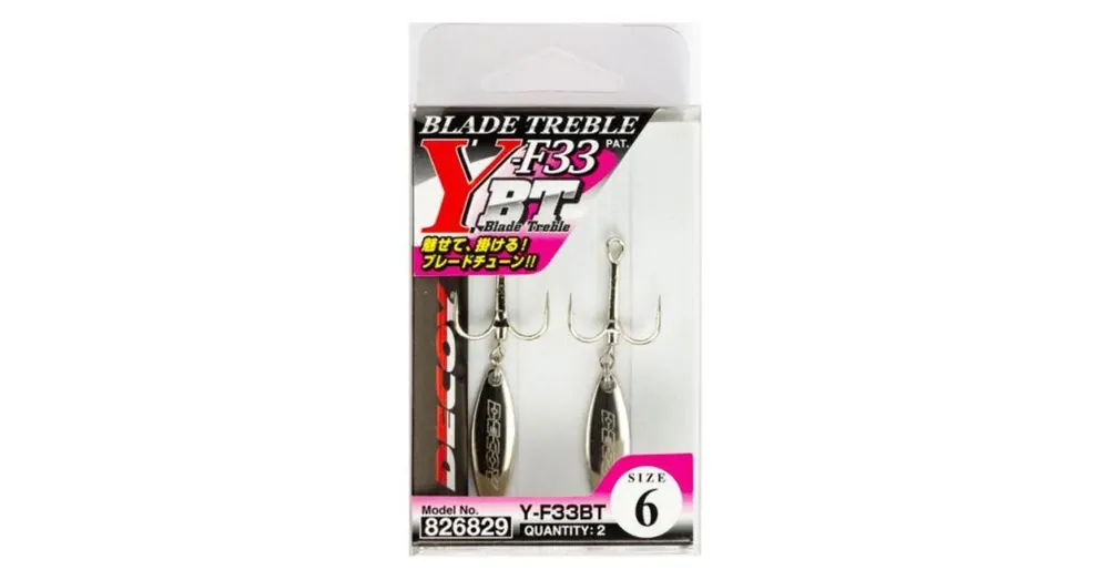 Veilige Betaling Decoy Spinner Blade Y-F33BT 10 hármas horog 3 db/csg