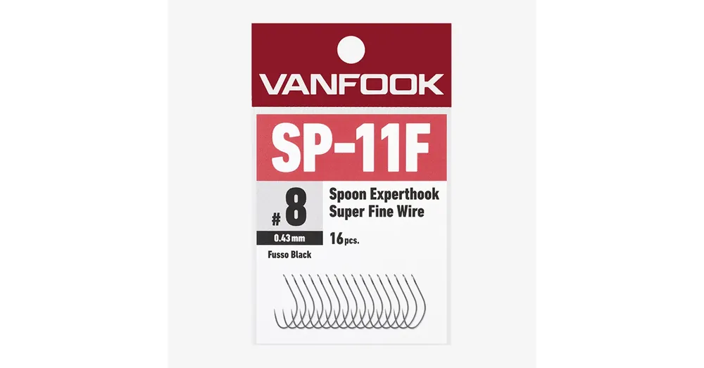 VANFOOK SP-11F 08 szakáll nélküli horog 16db Rechtstreeks Van De Fabrikant
