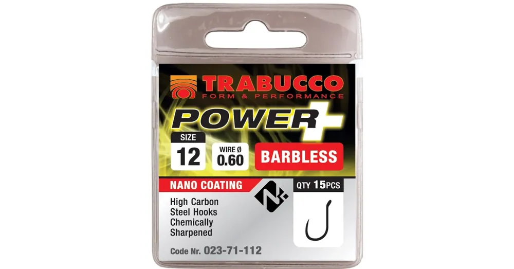 Trabucco Power + szakállnélküli horog, méret 14 Betaalbaar