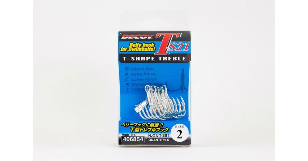 Decoy T-S21 Belly Hook 3 hármas horog 6 db/csg Meest Verkocht