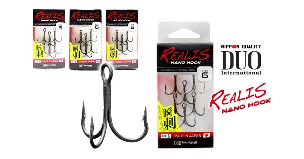 Duo Realis Nano 7 hármas horog 6 db/csg Op = Op