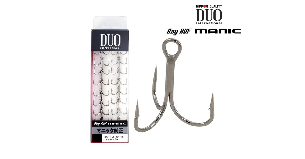 Voordeelprijs Duo Bayruf Manic MN-TR 6 hármas horog 18 db/csg