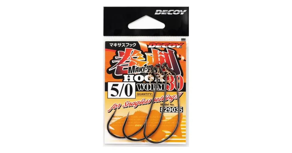 Decoy Worm 30 Makisasu 8 offset horog Betaalbaar