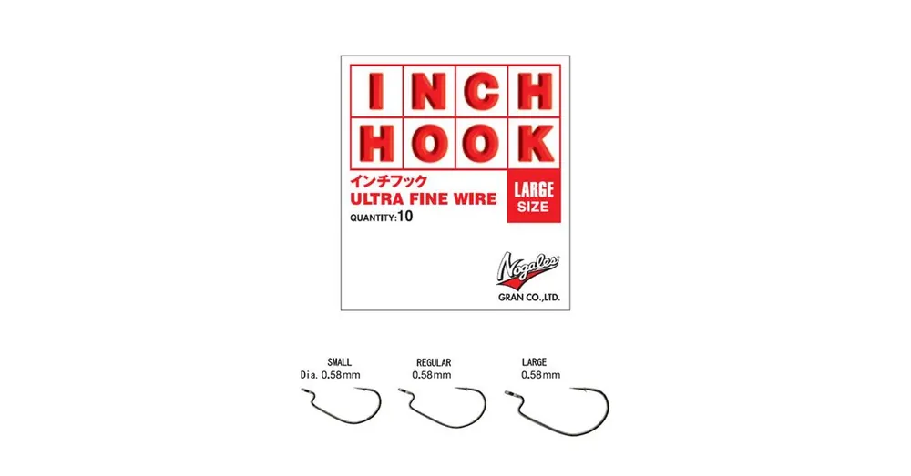 Gecertificeerd Varivas Offset Nogales Inch Hook Regular horog 10 db/csg