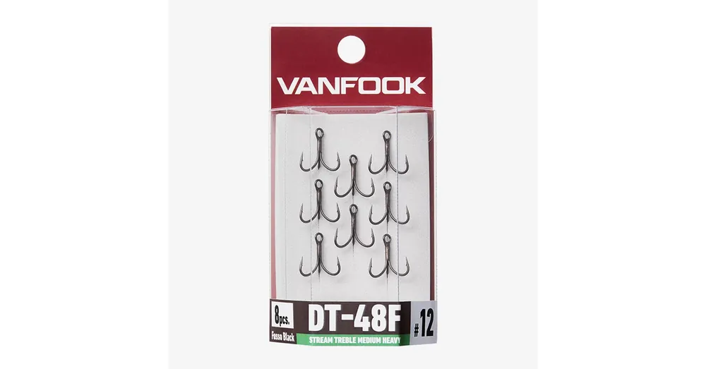 Vanfook DT-48F 12 hármas horog 8db Seizoensaanbieding