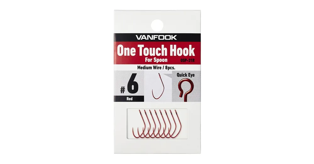 Vanfook OSP-31R One Touch Hook 8 szakáll nélküli horog 8db Must-Have