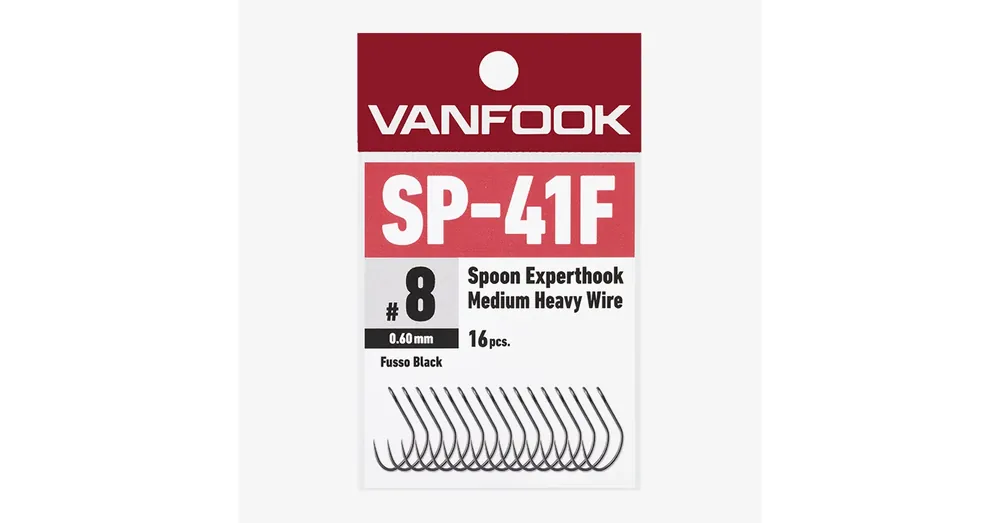 Vanfook SP-41F 2 szakáll nélküli horog 16db Direct Beschikbaar