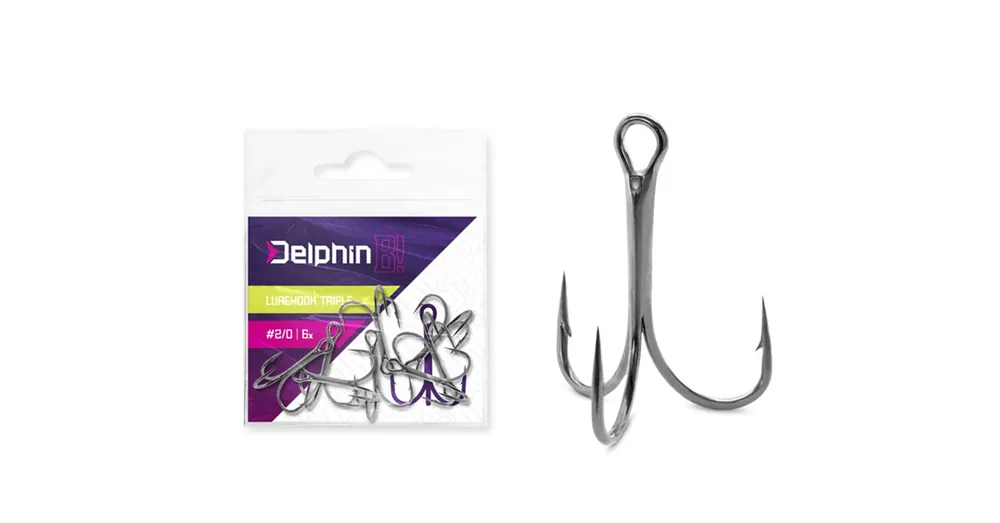 Nieuw Delphin B! LureHook TRIPLE 6 6db/csg hármashorog